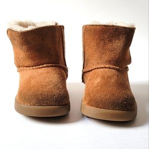 UGG Chestnut Keelan Suede & Shearling Boot  Baby Toddler Size 04/05 (12-18 mo)